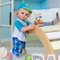 55CM Full Body Soft Silicone Vinyl Real Touch Reborn Baby Boy Tutti Life Painting Toddler Doll Ideal