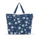 reisenthel shopper XL garden blue – Geräumige Shopping Bag und edle Handtasche in einem – Aus wasserabweisendem Material