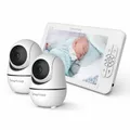 7 "720P HD Split Screen Video Baby Monitor Keine WiFi Baby Kamera Monitor Hack Proof