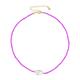 Fashionbox Kette Messing Perle 40+8 Cm