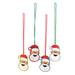Novica Handmade Smiling Santa Embroidered Wool Holiday Ornaments (Set Of 4)