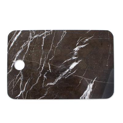 Handmade Mesa in Black Marble cheese board (Mexico)