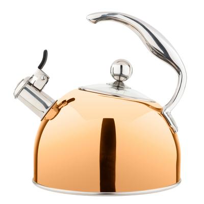 Viking 2.6Qt. Tea Kettle, black & copper