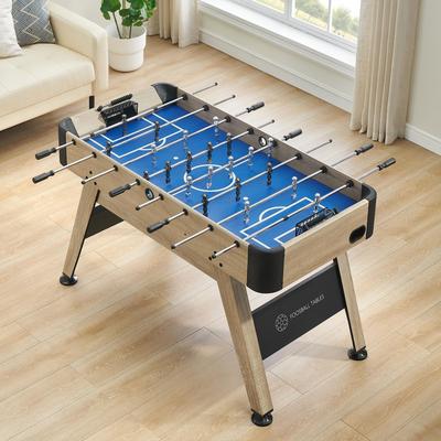 54-in Foosball Table Game for Kids and Adults Soccer Table - 53.5"L x 26.4"W x 33.5"H