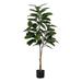 Artificial Plant - 52 Tall - Indoor - Floor - Potted - Green Leaves