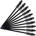 12pcs Make up Kit Black Makeup Brushes Disposable Makeup Brushes Mini Makeup Brushes Black Eyelash Brush Cosmetic Brush Nylon Eyelash Brush Makeup Eyelash Brush Tool Eyebrow Brush