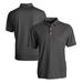 Men's Cutter & Buck Black Cincinnati Reds Big Tall Pike Eco Symmetry Print Stretch Recycled Polo