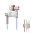 IBRAIN FC33-E Radiation Free Air Tube Headphones Aluminum Metal Earbuds with Mic and Control Earphone Stereo Wire Cell Phone Headsets in-Ear Headphones for Smartphone MP3 Tablet PC
