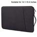 Laptop Sleeve Bag Compatible with Notebook Computer Water Repellent Protective Carrying Case with Pocket