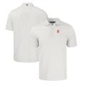 Men's Cutter & Buck White/Gray San Francisco Giants Big Tall Pike Eco Symmetry Print Stretch Recycled Polo