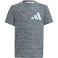 ADIDAS Kinder Shirt AEROREADY Heather, Größe 152 in Grau