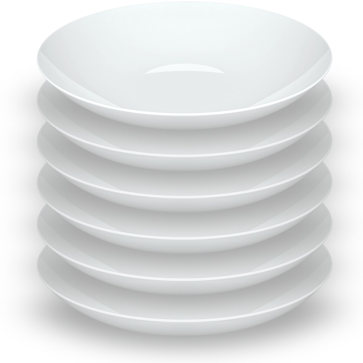 MÄSER by costaverde Teller tief 23,5 cm, 6er Set, weiss, 935213 Image