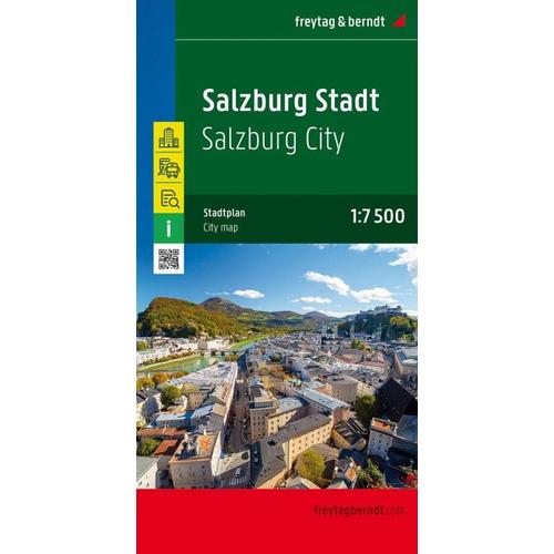 Freytag & Berndt Stadtplan Salzburg Stadt 1:7.500 - 1:15.000. Salzburg City. Salzbourg Ville. Salisburgo Città. Salzburgo Ciudad