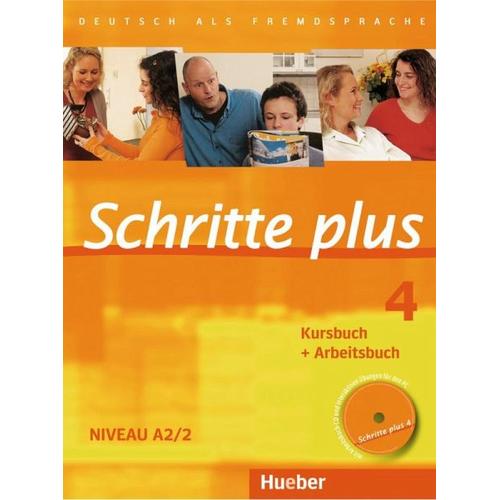 Schritte plus 4. Kursbuch + Arbeitsbuch mit Audio-CD zum Arbeitsbuch