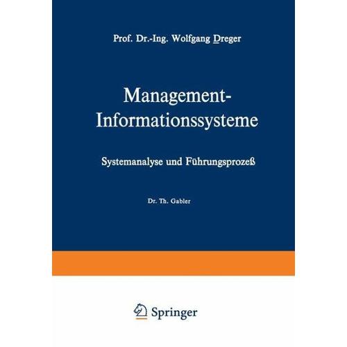 Management-Informationssysteme – Wolfgang Dreger