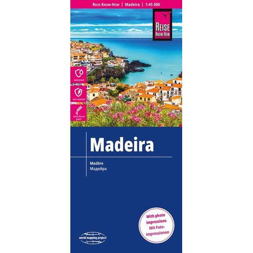 Reise Know-How Landkarte Madeira (1:45.000)