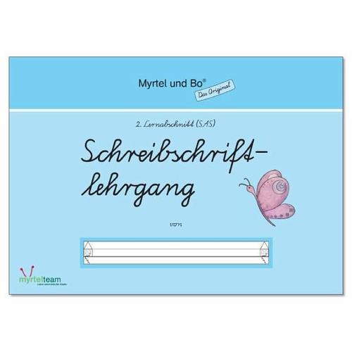 „““Myrtel und Bo““ – Klasse 1 – Schreibschriftlehrgang – Heft 2 – SAS Schulausgangsschrift“