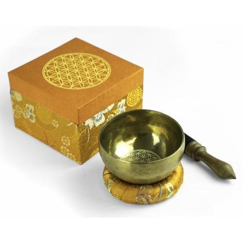 „Klangschalen-Set in Box „“Blume des Lebens“““
