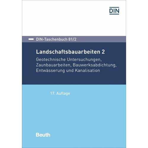 Landschaftsbauarbeiten 2 – Herausgegeben:DIN e.V.