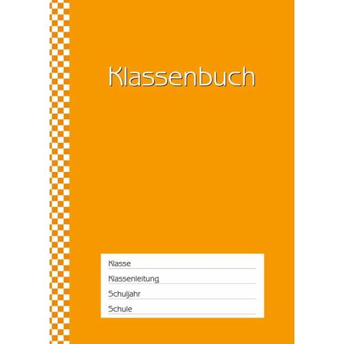 „Klassenbuch „“Standard““, Umschlagfarbe: orange“