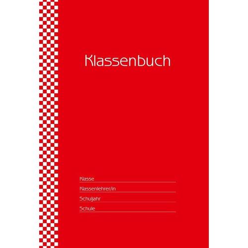 „Klassenbuch „“Standard““, Umschlagfarbe: rot“