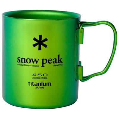 Snow Peak - Titanium Double Wall Cup - Tasse Gr 450 ml grün Image