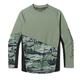 Smartwool Men's Mountain Bike Long Sleeve Jersey Mountainbike-Langarmtrikot für Herren, SAGE Marble Giants, S