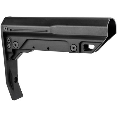 Mission First Tactical Battlelink Minimalist Mil-Spec Stock for AR-15 Black Aluminum BMSMIL-MTL-BL