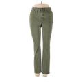 Madewell Jeans - Mid/Reg Rise Skinny Leg Denim: Green Bottoms - Women's Size 24 - Dark Wash