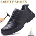 Chaussures de sécurité imperméables pour hommes bottes de travail Parker en acier anti-écrasement
