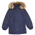 Minymo - Boy's Snow Jacket AOP - Winterjacke Gr 110 blau