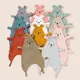 Cute Bear Baby Cotton Comforter Blanket Newborn Sleeping Dolls Rabbit Ears Sleep Toy Soothe Appease