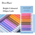 DeceMars Bright Colored Ellipse Flat Eyelash Extension Mix Color