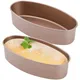23CM Oval Nonstick Pans Carbon Steel Cake Mold Cheesecake Bread Loaf Pan Baking Mould Pie Tin Tray
