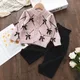 Melario Mädchen Kleidung Sets Strickjacke Winter Bogen Baby Sweatshirt + Hosen 2 stücke Set Kinder