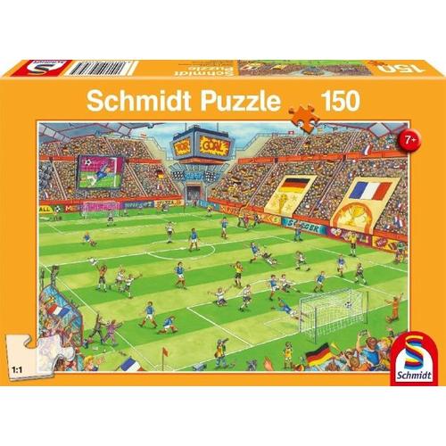 Schmidt 56358 - Finale im Fußballstation, Kinderpuzzle, Puzzle, 150 Teile - Schmidt Spiele