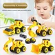 Engineering Fahrzeug Spielzeug Kids Bau Bagger Traktor Bulldozer Feuer Lkw Modelle DIY Schraube