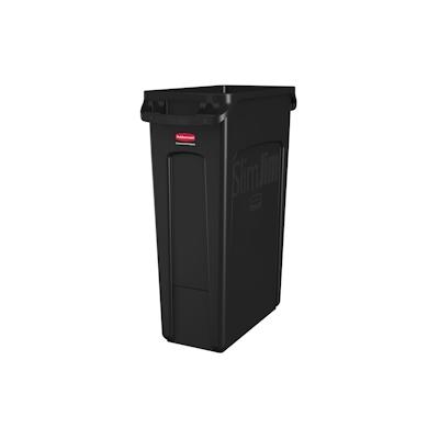 Slim Jim mit Luftschlitze 87 Liter, Rubbermaid, VB 186352, Schwarz Image