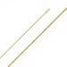 14K Gold 1.5mm Solid Rope DC Chain : 20
