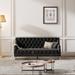 Mid Century Modern Accent Sofa /Living Room Sofa Chesterfield Velvet Sofa