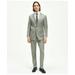 Brooks Brothers Men's Slim Fit Wool Sharkskin 1818 Suit | Light Grey | Size 38 Regular