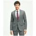 Brooks Brothers Men's Explorer Collection Classic Fit Wool Plaid Suit Jacket | Grey | Size 40 Short
