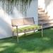 Humble + Haute Sunbrella Leaf Pattern Indoor/Outdoor Corded Bench Cushion