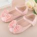 eczipvz Toddler Shoes Children Shoes Fashion Small Leather Shoes Baby Children Princess Shoes Lace Bow Children Sandals Tennis s for Kids (Pink 2 Big Kids)