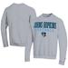Men's Champion Gray Johns Hopkins Blue Jays Football Powerblend Pullover Sweatshirt
