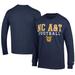 Men's Champion Navy North Carolina A&T Aggies Football Jersey Long Sleeve T-Shirt