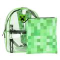 Minecraft Clear Backpack with Pouch