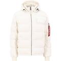 Alpha Industries Herren Cordjacke, offwhite, Gr. XXL