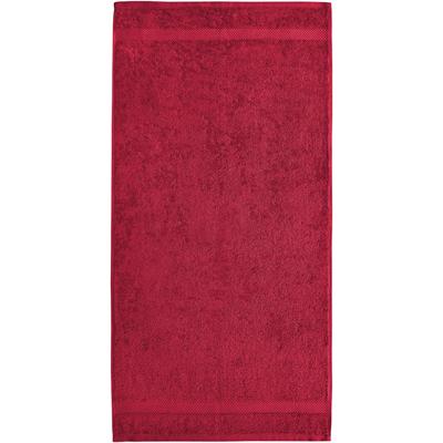 Duschtuch DYCKHOFF "Planet", rot, B:70cm L:140cm, Walkfrottier, Obermaterial: 100% Baumwolle, Handtücher (Packung) Image