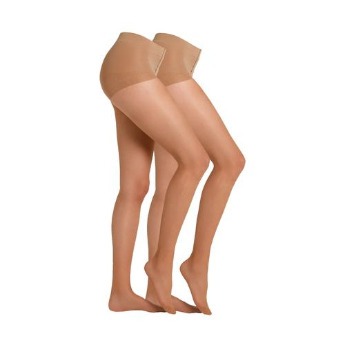 Feinstrumpfhose CAMANO ""Strumpfhose 2er Pack"" Gr. 48/50, beige (make up) Damen Strumpfhosen